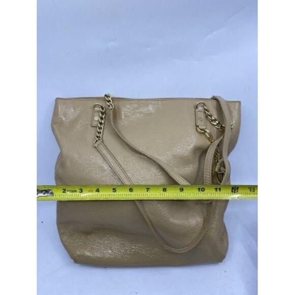 michael kors shopping tan patent leather tote - Picture 3 of 10